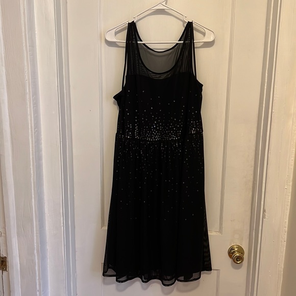 Lane Bryant Dresses & Skirts - Lane Bryant Black Sparkle Party Dress, Size 20
